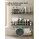 thumbnail image 4 of Estante de baño, estante de baño, espacio para inodoro, estante colgante de aluminio, organizador de baño para colgar en la pared, 4 of 5