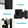thumbnail image 4 of Spaco 8-Tier Bookshelf Bookcase with 8 Open Compartments Space-Saving Storage Rack -Black, Tall Bookshelf, Shelves for Living Room, Home Office, Bedroom, Balcony, 4 of 6