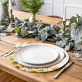 thumbnail image 2 of Modern Elephants Round 13 Inch Placemats Set of 2, Spring Summer Watercolor Sunflowers Daisy HeatResistant Non Slip Place Mats for Dining Table, Wipeable Braided Kitchen Table Mats for Housewarming, 2 of 9