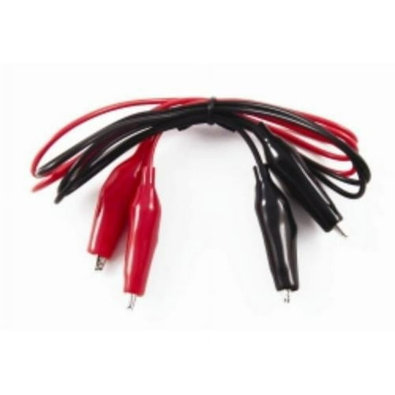 The Best Connection, Inc 225F 10 Amp Alligator Test Clips W 36 Vinyl Leads & Boo