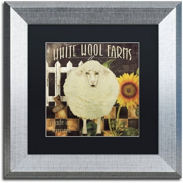 Trademark Fine Art "Vermont Farms IV" Canvas Art by Color Bakery Black Matte, Silver Frame