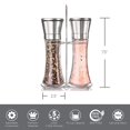 thumbnail image 3 of Original Stainless Steel Salt And Pepper Grinder Set With Stand, 3 of 4