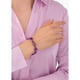 thumbnail image 3 of Pulsera Nice Baño de Oro Adornada con Listones 224635 Purpura 18 cm + 2 cm, 3 of 3