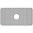 thumbnail image 3 of Silicone Sink Mat Protector 26”×14” Anti-Slip Kitchen Sink Mat Grid Heat-Resistant Heat-Resistant Sink Grid Grate Accessories Sink Drain Center Protecting Mat Liner, 3 of 11