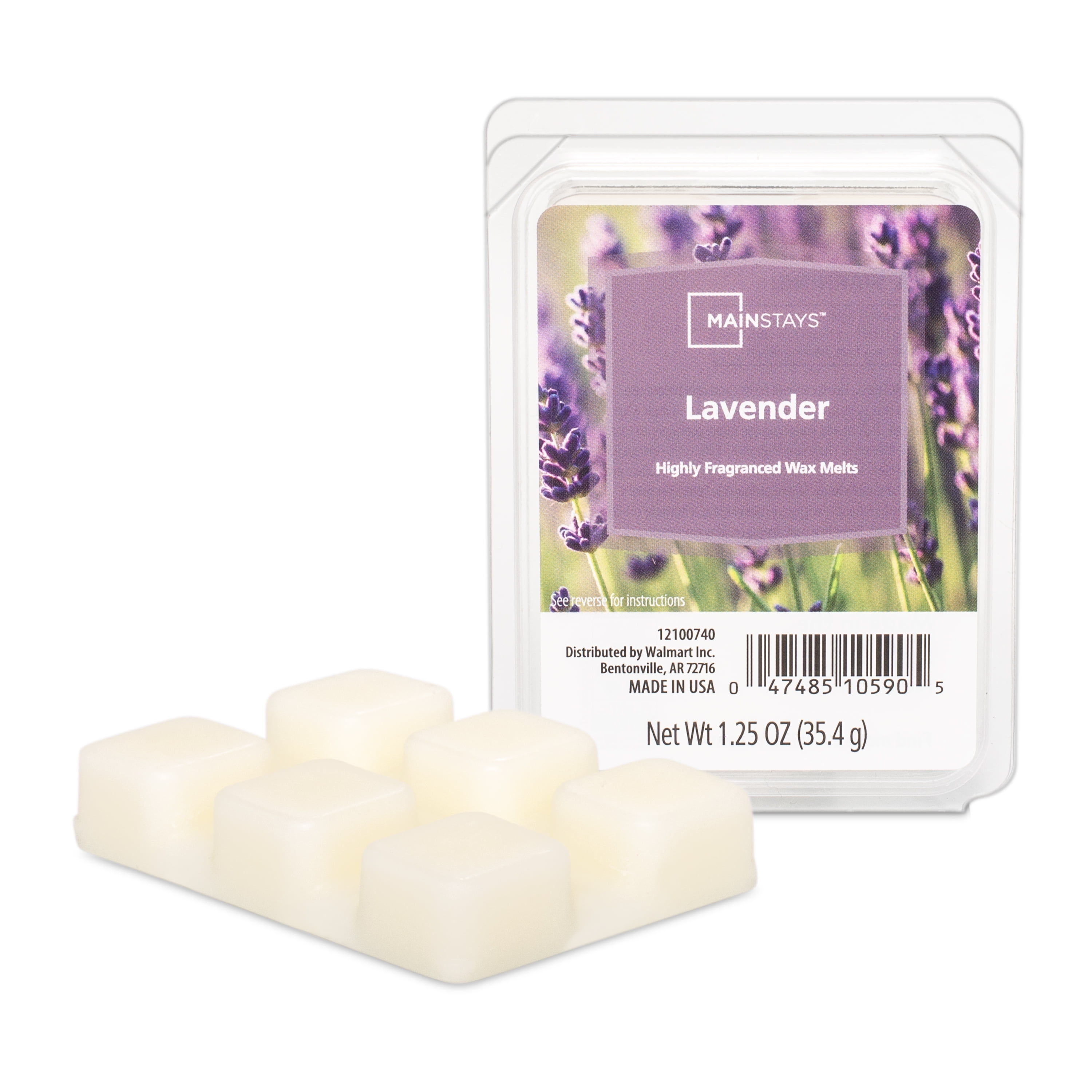 (6 pack) Mainstays Lavender Scented Wax Melts, 1.25 oz