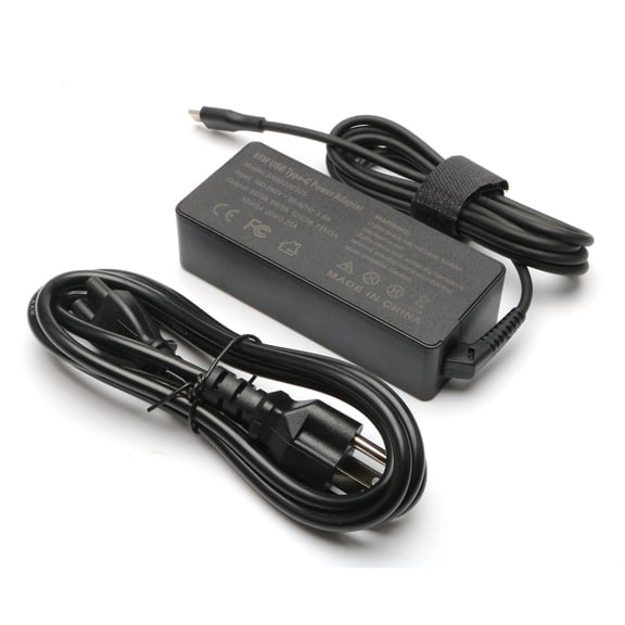 65W 20V USB-C Laptop Adapter for Dell Chromebook 3500 3380 5190 P110G XPS 13 15 9300 9360, Acer Chromebook CP315 C732 C851 R751 Spin 11 13 14 15 311 512, ASUS Chromebook Flip C423NA C213 C425 C523