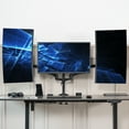 thumbnail image 6 of VIVO Black Triple Monitor Mount, 2 Pneumatic Arms + 1 Fixed, 3 Screens up to 32", 6 of 7