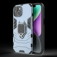 thumbnail image 2 of Military Shockproof for iPhone 13 Protective Case Heavy Duty Armor Rugged Sturdy Phone Cases with Ring Kickstand Bumper Anti-Scratch Cover for iPhone 13,Blue, 2 of 6