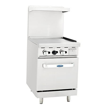 Chrome Propane Range - CookRite Liquid Propane Range 24