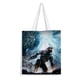 thumbnail image 1 of Halo Bolso de tela con estampado de lienzo para mujer, bolsa de compras reutilizable y estética, con cremallera interior, regalo para mujer, 35 × 40 cm., 1 of 6