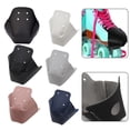 thumbnail image 3 of 2pcs Inline Skates Toe Guards Leather Roller Skate Protectors Easy to Clean pink, 3 of 4