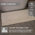 thumbnail image 4 of Home Weavers Classy Bathmat 100% Cotton Tufted Bath Rug, Extra Soft and Absorbent Bath Rugs, Non-Slip Bath Mats, Machine Washable bath rugs for Bathroom, 24"x40" Rectangle,  Ivory, 4 of 9