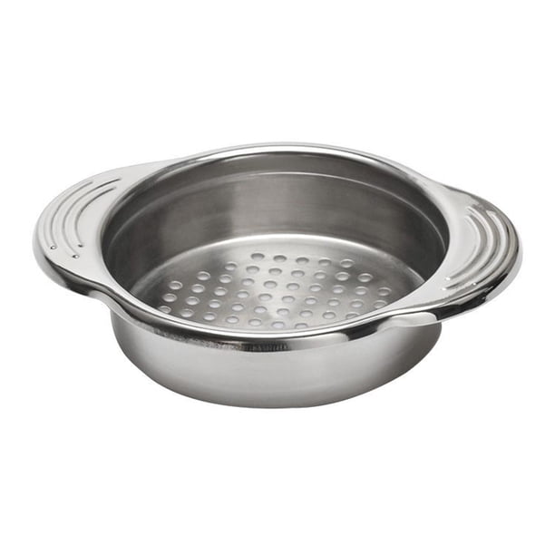 Colador de latas para alimentos, prensa de tamiz, tapa, escurridor de aceite, colador de cocina, utensilio de cocina de acero inoxidable