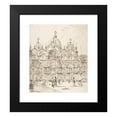 thumbnail image 2 of Francesco Guardi 12x14 Black Modern Framed Museum Art Print Titled - View of Piazza with Basilica of San Marco (1712-93), 2 of 5