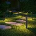 thumbnail image 3 of 2-pack 4.5W Low Voltage Black Aluminum LED Outdoor Landscape Path Lights, 3 of 8