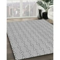 thumbnail image 3 of Ahgly Company Machine Washable Indoor Rectangle Transitional Platinum Silver Gray Area Rugs, 2' x 4', 3 of 7