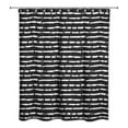 thumbnail image 2 of Creative Products Black Reverse Painted Strokes  71x74 Shower Curtain, 2 of 2