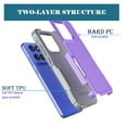 thumbnail image 4 of Njjex for Motorola Moto G Power 5G 2025 Case,[2-in-1] Dual-Layer Shockproof Rugged Cover,Military-Grade Drop Protection, Anti-Scratch & Wireless Charging-6.8 inch Purple, 4 of 7