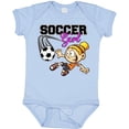 thumbnail image 3 of Inktastic Soccer Girl Girls Baby Bodysuit, 3 of 5