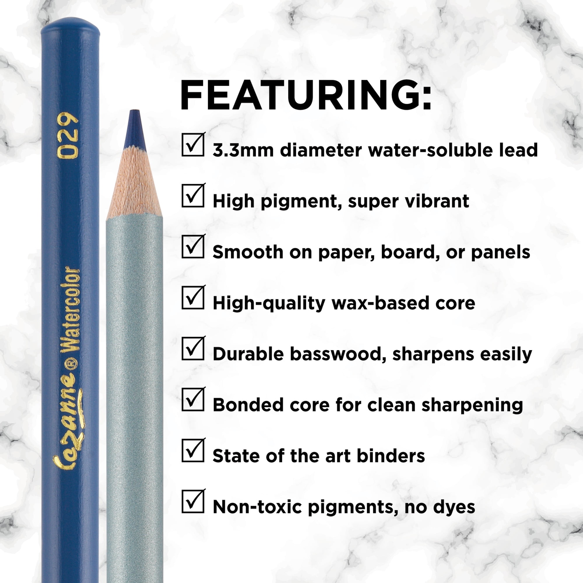 JERRY'S ARTARAMA 72 Watercolor Pencils Set with 5.5" x 8.5" 100 Sheet Ring Sketchpad - Soft Lead Colored Pencils for Adults, Professional Coloring Pencils for Adult Coloring Books and School Supplies