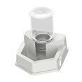 thumbnail image 3 of Comedero para reptiles, resistente, para mascotas, adorno, fácil limpiar, regalo, dispensador agua portátil para serpientes, geckos y tortugas. Blanco, 3 of 8