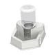 thumbnail image 3 of Comedero para reptiles, resistente, para mascotas, adorno, fácil limpiar, regalo, dispensador agua portátil para serpientes, geckos y tortugas. Blanco, 3 of 8