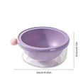 thumbnail image 3 of quanjun Deals of the Day Clearance 8 Inches Kitchen Organizer Basket Food Safe Plastic Drainer Space Saving Storage Container for Vegetables Utensils Sturdy Design Easy Clean Multi Purpose Use, 3 of 6