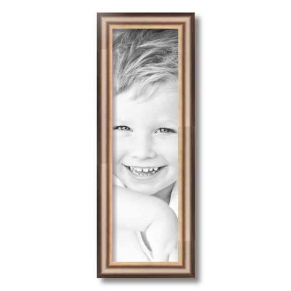 ArtToFrames 6x20" Anique Silver Picture Frame, Silver Wood Poster Frame, with Regular Glass and 2 (FBPL-4964)