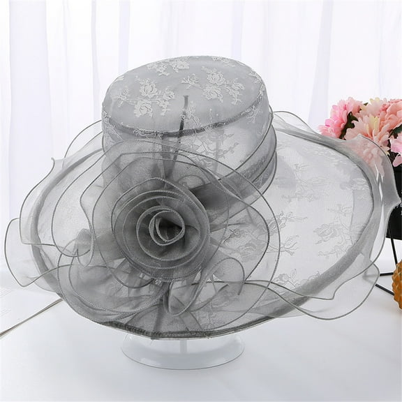 Lroveb Fascinators Hats for Women Tea Party Womens Church Derby Fascinator Cap Kentucky Wedding Hat Sun Hat