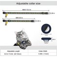 thumbnail image 2 of Collar para Gato (S, Azul Profundo), Collar para Gato con Campana Airtag Collar para Gato Soporte para Etiqueta de Aire Impermeable Hebilla de Seguridad, Collar para Gato antiestrangulamiento, C, 2 of 5