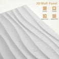 thumbnail image 4 of White 3D Wall Panels Rectangle, 11.8''x11.8'' Modern Accent Wall Panels for Interior Wall Decor Bedroom Office Living Room, 4 of 5