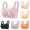 Beige, variant on ATOYSOY Women's Push Up Bras Lace Stitching Shoulder Strap Bra Gathers Underwear Daily Bra (Beige,L)