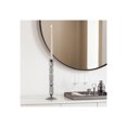 thumbnail image 2 of Decorative Bubble Taper Candle Holder for Home Decor - Contemporary Smoked Glass Candlestick Holder for Table Centerpieces - Sleek Candle Stand Holder for Entryway or Living Room Decor - 14", Black, 2 of 12