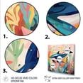 thumbnail image 3 of Designart "Vibrant Whale Underwater Wonder" Animals Framed Wall Art Decor - Traditional Colorful Whale Living Room Framed Canvas Art, 3 of 6
