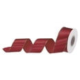 thumbnail image 1 of Unique Bargains 1 1/2 Inch 25 Yard Wide Satin Ribbon with Gold Edges Grosgrain Fabric Ribbon for Gift Wrapping, Burgundy Red, 1 of 7