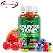 Xemenry Seamoss - with Irish Sea Moss, Bladderwrack, Burdock Root - Thyroid Support (30/60/100pcs)