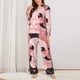 thumbnail image 2 of Balery Chibi Axolotl Sakura Fantasy Conjunto de Pijama con Estampado para Mujer, Conjunto de Dos Piezas con Manga Larga, Ropa de Dormir Suave con Bolsillos, Pijamas Cómodos-Medium, 2 of 7