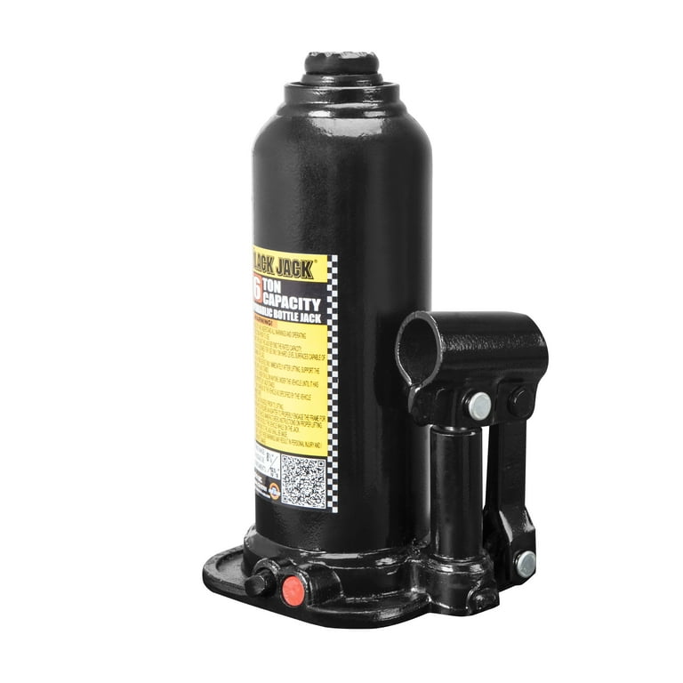 Black Jack 6 Ton Welded Steel Bottle Jack, T90613W - Walmart.com