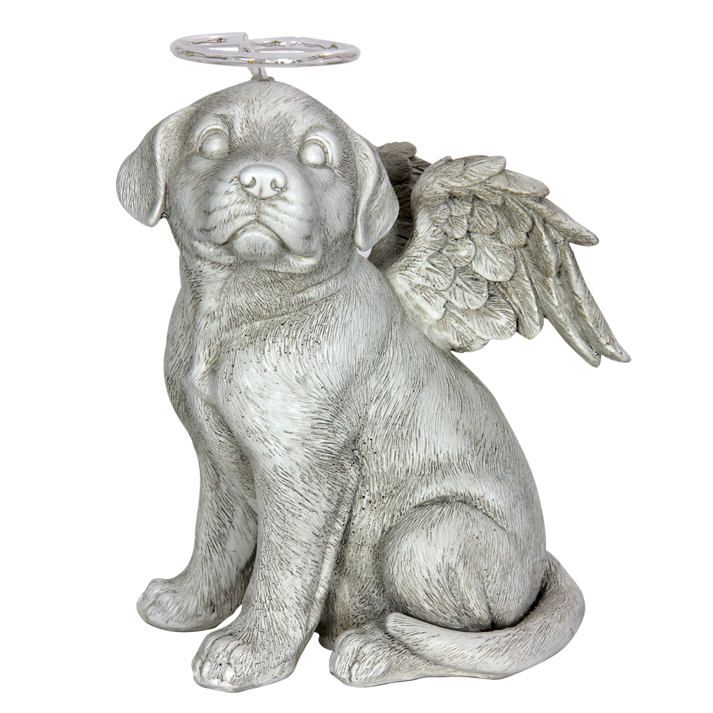 resin dog statue