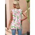 thumbnail image 6 of WIHOLL Tank Tops for Women V Neck Ruched Sleeveless Tops Loose Fit Flowy Womens Summer Tops Casual Comfortable Stylish Tees and Tanks, 6 of 11