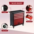 thumbnail image 3 of 4-Drawer Tool Cart, Large Capacity Mobile Storage for Garages & Workshops, 3 of 10