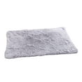 thumbnail image 1 of Transemion Lightweight And Easy To Carry Soft Warm Pet Mat For Small Pets Easy To Clean Kitten Throw Blanket light grey M 1Set, 1 of 6