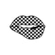 thumbnail image 2 of [100% Cotton] Bold Checkered Lips Graphic Print Trendy Casual T-Shirt For Women, 2 of 7