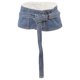 thumbnail image 4 of WORGEOUS Cinturón de cintura de mezclilla Cinturón de cintura ancha Cinturón de cincha de corsé de cintura Cinturón de vestido de mujer, 4 of 7