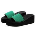 thumbnail image 6 of Mostsola Slippers for Women Platform Sandals Backless Wedges Heels Slip on Sandals Shoes, 6 of 8