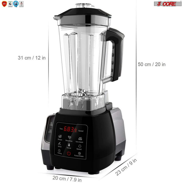 Feekaa Quiet Blender for Shakes and Smoothies, with Low Noise Soundproof  and 44oz Tritan Jar, Quiet Blenders for Kitchen, Juice Blender for Fruit  and Vegetable, Ice Crush, Black 