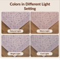 thumbnail image 7 of Design&I 2'x3' Washable Doormat Pink Boho Purple Distressed Vintage Lattice Round Scroll Border for Entryway, Indoor, Ultra-Thin & Non-Slip Skid-Resistant, 7 of 7