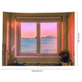 thumbnail image 2 of Bangcool Window Tapestry Nature Landscape Decorative Wall Hanging Tapestry Bedroom Decor, 2 of 10
