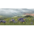 thumbnail image 2 of Murdock, Ramona 32x18 White Modern Wood Framed Museum Art Print Titled - Misty Valley II, 2 of 4