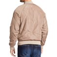 thumbnail image 2 of William Rast Mens Zane Quilted Bomber Jacket, Brown, Large, 2 of 2